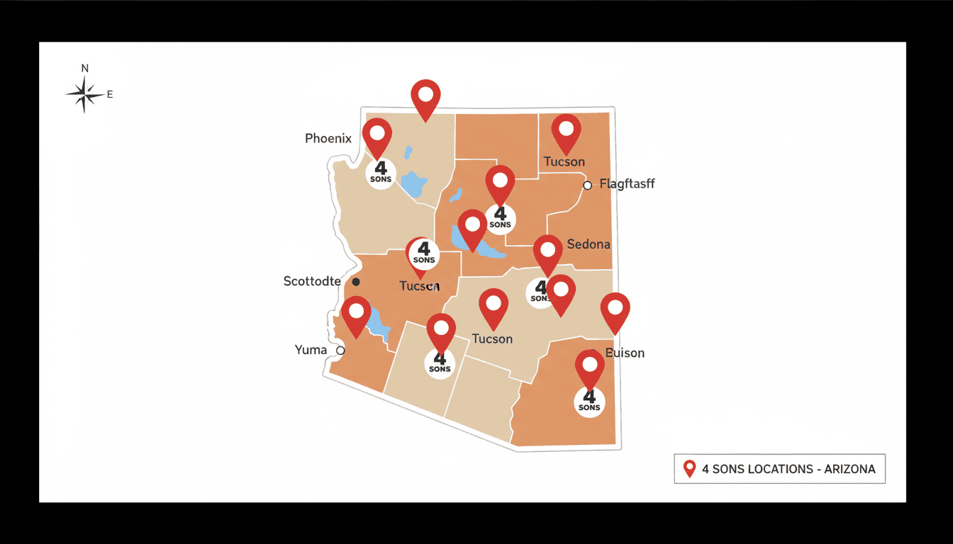 4 Sons locations across Arizona